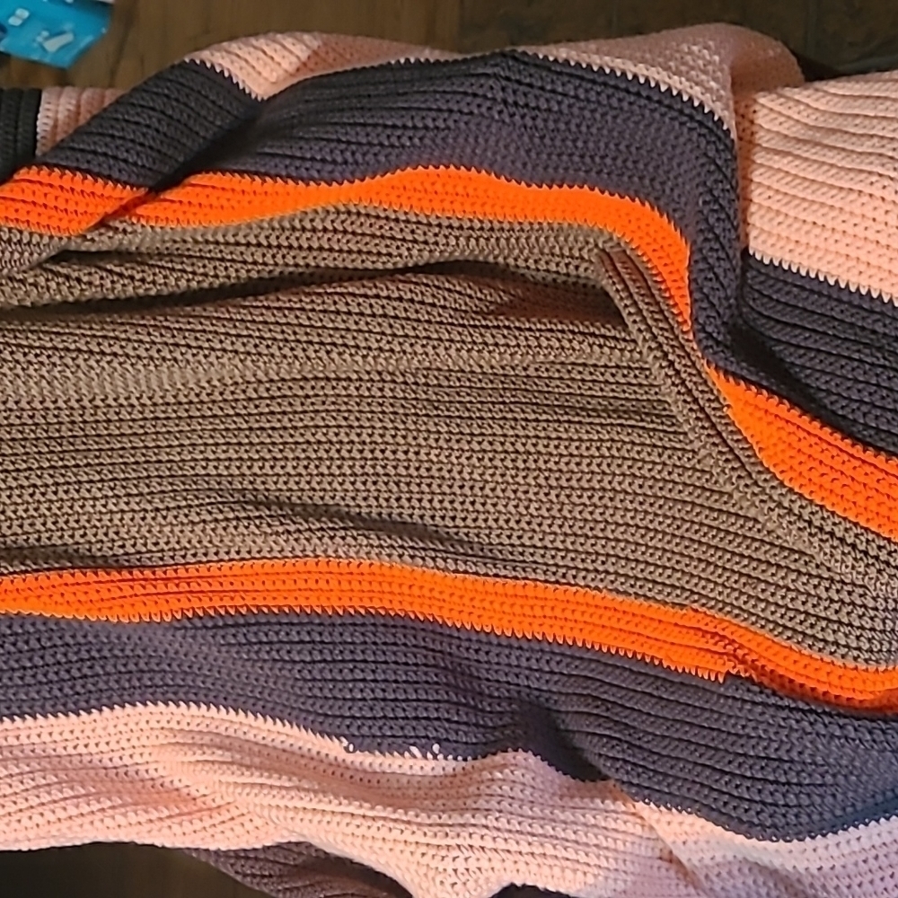 Hand Crafted Crochet Quilt New